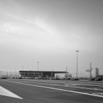 Parking industriel par temps couvert