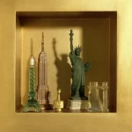 Collection de miniatures de monuments célèbres