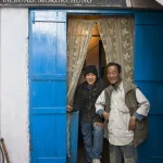 Devant l'hôtel Hot! Hot! à Mokokchung