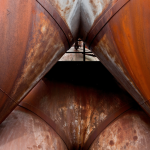 Tuyaux industriels rouillés