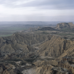 Vue Panoramique des Bardenas Reales en Espagne