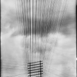 Réseaudecâblesélectriqueensilhouette