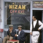 Devanture d'une maison de thé en Turquie