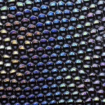 Effet réfléchissant arc-en-ciel sur bulles hexagonales