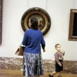 Visite d'un musée avec un enfant