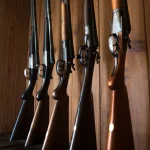 Rack de Fusils de Chasse en Bois