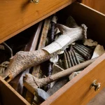 Tiroir Rempli d'Artefacts Anciens