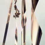 Rubans métalliques torsadés