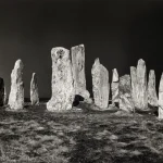 Cercle de pierres anciennes en plein air