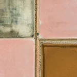 Vue Aérienne sur les Salines Colorées