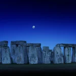 Stonehenge sous la Lune