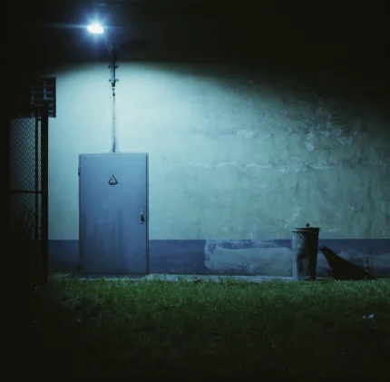 Porte Gris sous Réverbère