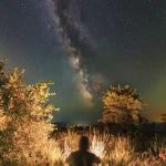Observation de la Voie Lactée dans la Nature