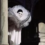 Costume de Carnaval Traditionnel avec Masque à Venise