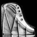 Intérieur Abstrait d'un Piano à Queue