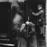 Adieu d'un Soldat à une Jeune Femme à la Gare